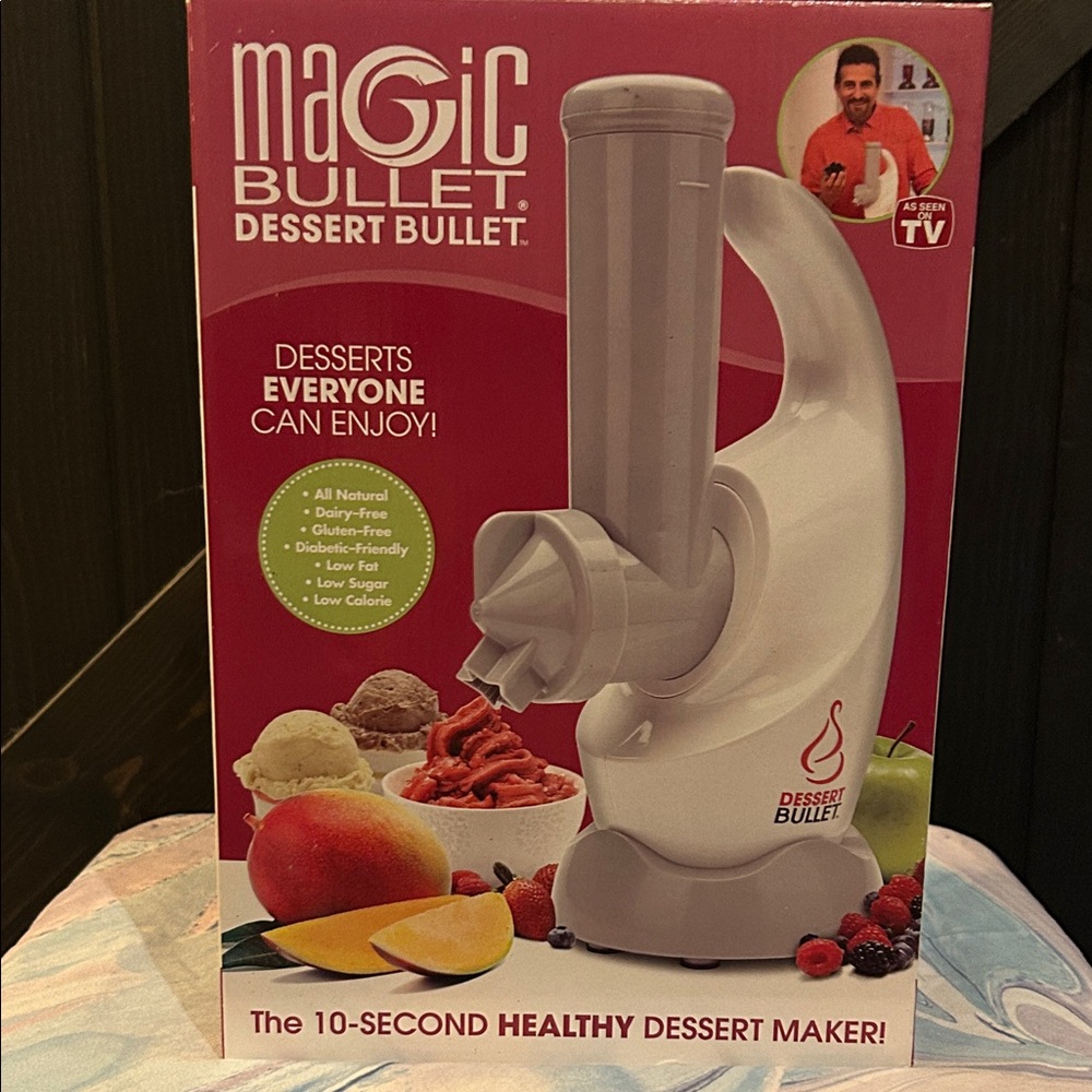 Magic Bullet Dessert Bullet- Brand new in original box. See pictures.
